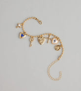 Forever Yours Vintage Charm Bracelet
